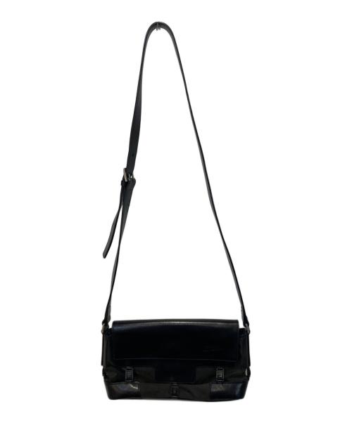 Jean Paul GAULTIER（ジャンポールゴルチェ）Jean Paul GAULTIER (ジャンポールゴルチェ) レザー切替ショルダーバッグ ブラックの古着・服飾アイテム