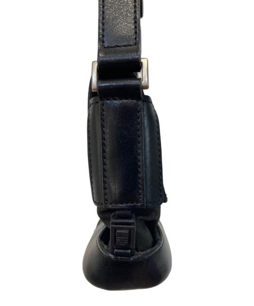 Jean Paul GAULTIER（ジャンポールゴルチェ）Jean Paul GAULTIER (ジャンポールゴルチェ) レザー切替ショルダーバッグ ブラックの古着・服飾アイテム