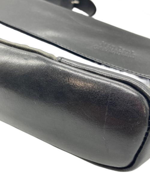 Jean Paul GAULTIER（ジャンポールゴルチェ）Jean Paul GAULTIER (ジャンポールゴルチェ) レザー切替ショルダーバッグ ブラックの古着・服飾アイテム