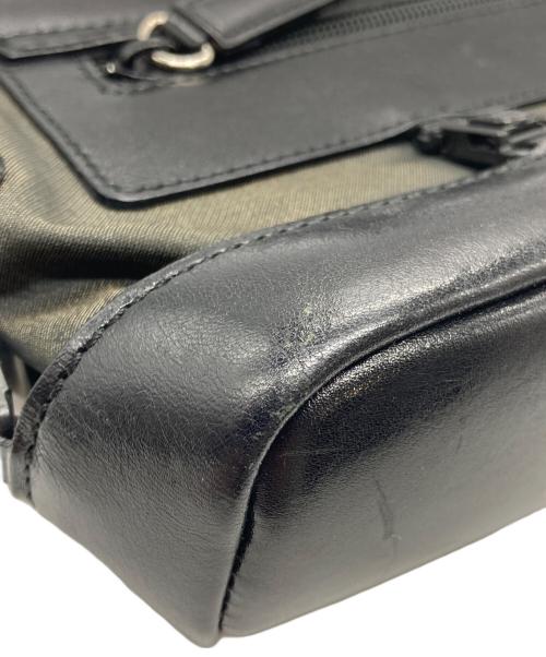 Jean Paul GAULTIER（ジャンポールゴルチェ）Jean Paul GAULTIER (ジャンポールゴルチェ) レザー切替ショルダーバッグ ブラックの古着・服飾アイテム