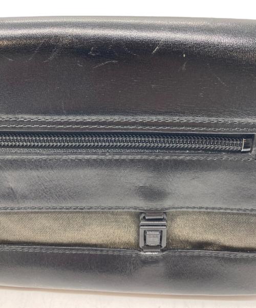 Jean Paul GAULTIER（ジャンポールゴルチェ）Jean Paul GAULTIER (ジャンポールゴルチェ) レザー切替ショルダーバッグ ブラックの古着・服飾アイテム