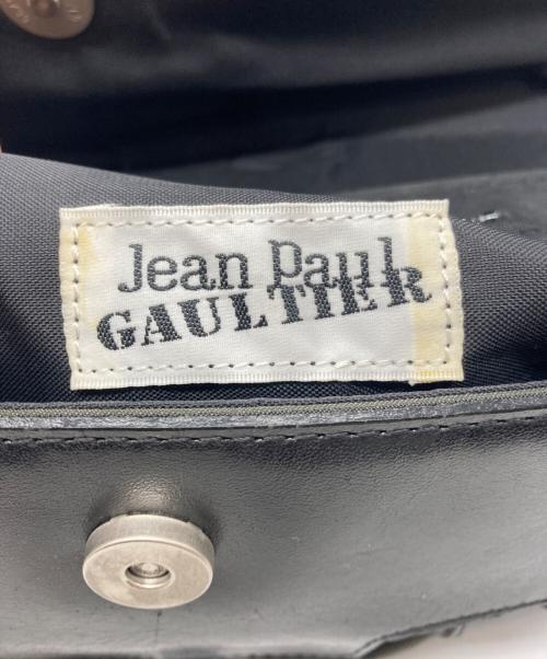 Jean Paul GAULTIER（ジャンポールゴルチェ）Jean Paul GAULTIER (ジャンポールゴルチェ) レザー切替ショルダーバッグ ブラックの古着・服飾アイテム