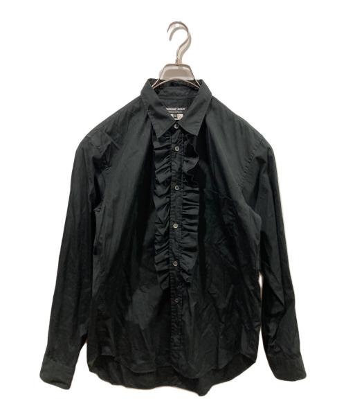 COMME des GARCONS HOMME DEUX（コムデギャルソン オム ドゥ）COMME des GARCONS HOMME DEUX (コムデギャルソン オム ドゥ) フリルシャツ ブラック サイズ:Sの古着・服飾アイテム