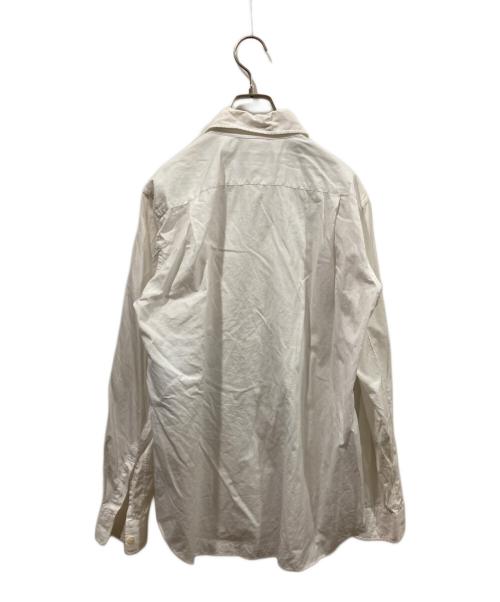COMME des GARCONS HOMME PLUS（コムデギャルソンオムプリュス）COMME des GARCONS HOMME PLUS (コムデギャルソンオムプリュス) デザインシャツ ホワイト サイズ:XSの古着・服飾アイテム