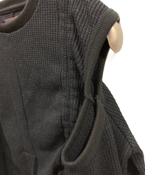 SYU.HOMME/FEMM（シュウオムフェム）SYU.HOMME/FEMM (シュウオムフェム) Mulch Shrink long sleeves ブラック サイズ:1の古着・服飾アイテム