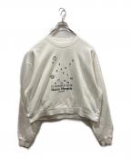 Maison Margielaメゾンマルジェラ）の古着「ロゴスウェット」｜ホワイト