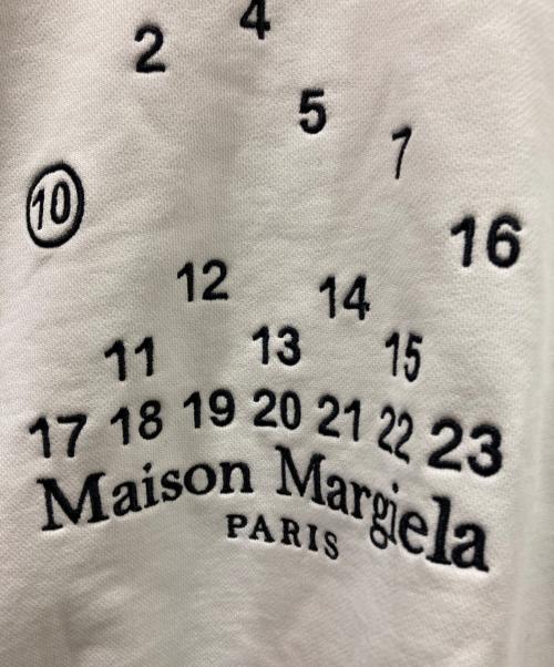 Maison Margiela（メゾンマルジェラ）Maison Margiela (メゾンマルジェラ) ロゴスウェット ホワイト サイズ:Lの古着・服飾アイテム