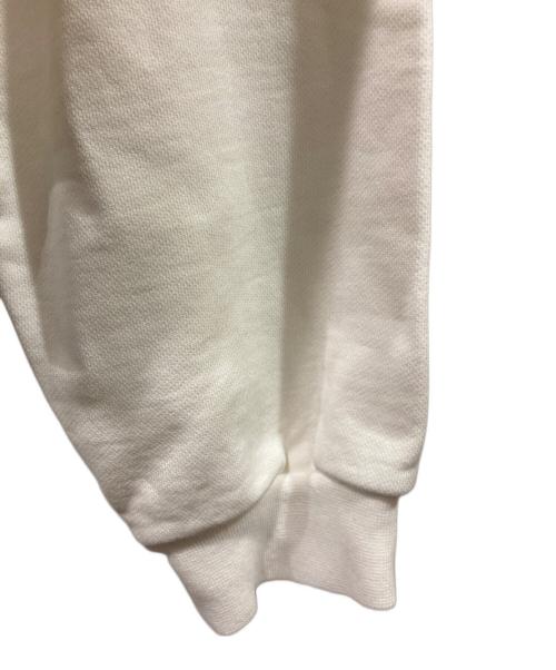 Maison Margiela（メゾンマルジェラ）Maison Margiela (メゾンマルジェラ) ロゴスウェット ホワイト サイズ:Lの古着・服飾アイテム
