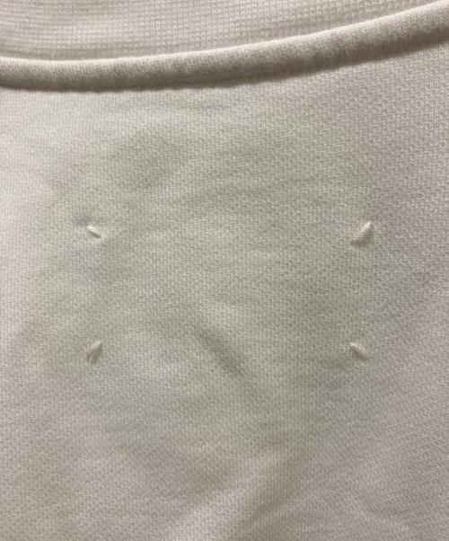 Maison Margiela（メゾンマルジェラ）Maison Margiela (メゾンマルジェラ) ロゴスウェット ホワイト サイズ:Lの古着・服飾アイテム