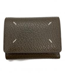 Maison Margiela（メゾンマルジェラ）の古着「4ステッチ 三つ折り ウォレット」｜オリーブ