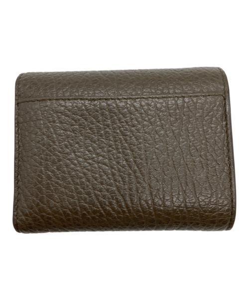 Maison Margiela（メゾンマルジェラ）Maison Margiela (メゾンマルジェラ) 4ステッチ 三つ折り ウォレット オリーブの古着・服飾アイテム