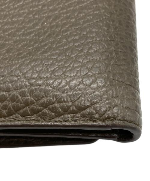 Maison Margiela（メゾンマルジェラ）Maison Margiela (メゾンマルジェラ) 4ステッチ 三つ折り ウォレット オリーブの古着・服飾アイテム