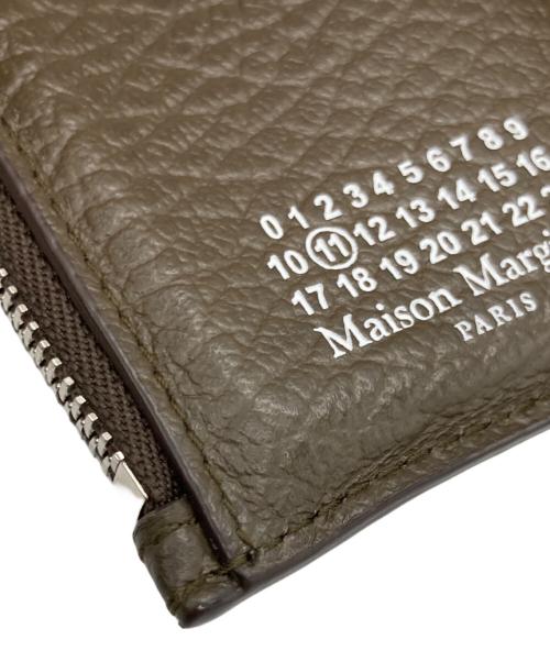 Maison Margiela（メゾンマルジェラ）Maison Margiela (メゾンマルジェラ) 4ステッチ 三つ折り ウォレット オリーブの古着・服飾アイテム