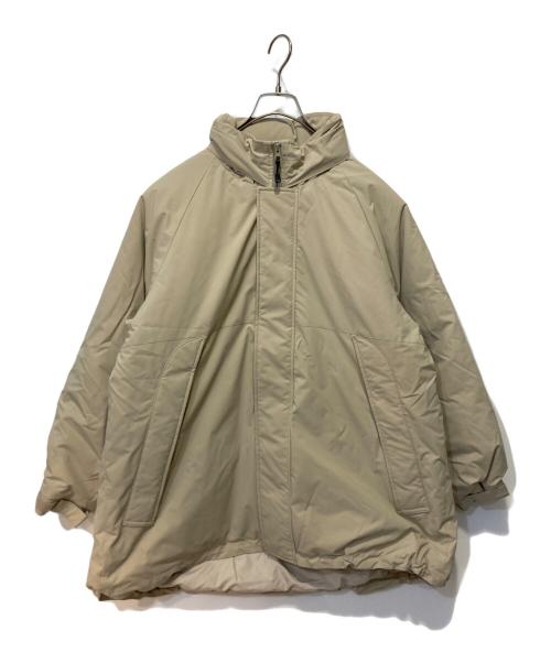 SLOBE IENA（スローブ イエナ）SLOBE IENA (スローブ イエナ) ポリエステルタッサー中綿モンスターパーカーブルゾン ベージュ サイズ:Mの古着・服飾アイテム