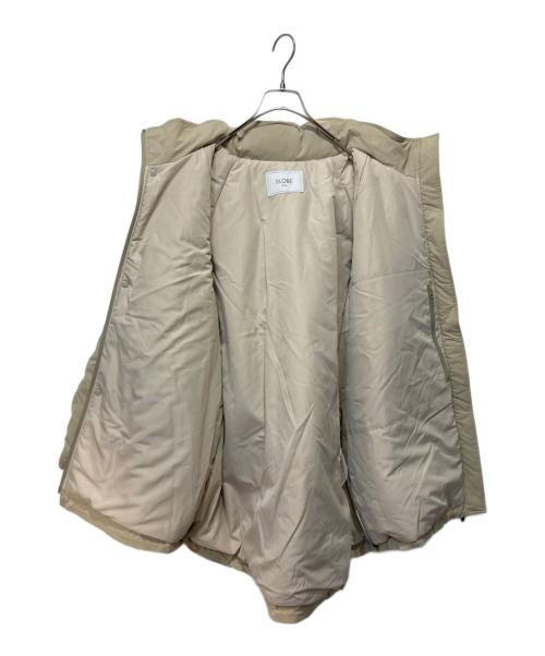SLOBE IENA（スローブ イエナ）SLOBE IENA (スローブ イエナ) ポリエステルタッサー中綿モンスターパーカーブルゾン ベージュ サイズ:Mの古着・服飾アイテム