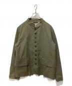 HERVIER PRODUCTIONSエルヴィエ・プロダクションズ）の古着「スタンドカラージャケット」｜グリーン