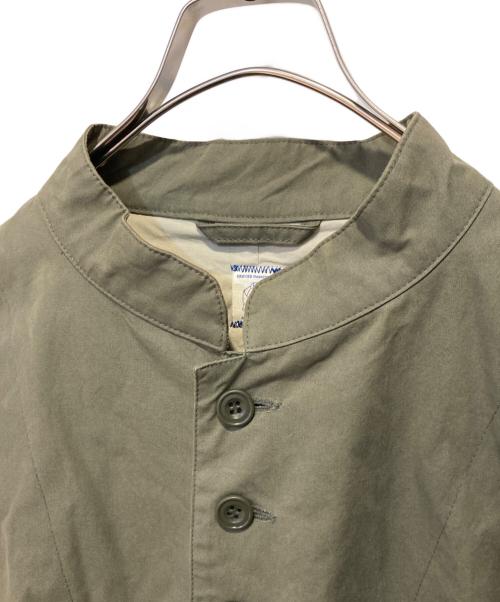 HERVIER PRODUCTIONS（エルヴィエ・プロダクションズ）hervier productions (エルヴィエ・プロダクションズ) スタンドカラージャケット グリーン サイズ:不明の古着・服飾アイテム