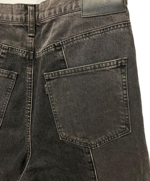 jieda（ジエダ）Jieda (ジエダ) Switching Zip Denim Pants グレー サイズ:1の古着・服飾アイテム