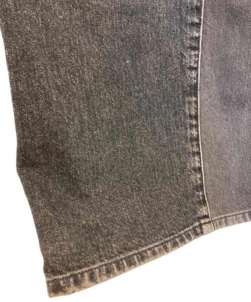 jieda（ジエダ）Jieda (ジエダ) Switching Zip Denim Pants グレー サイズ:1の古着・服飾アイテム