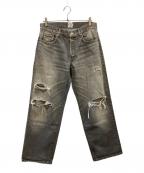 SIMPLY COMPLICATED×JOURNAL STANDARDシンプリーコンプリケイティド×ジャーナルスタンダード）の古着「別注 BOYFRIEND JEANS」｜グレー