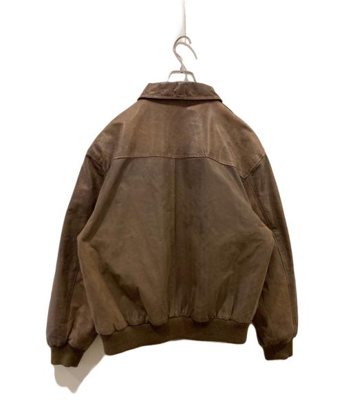 GLOBAL IDENTITY（グローバル アイデンティティ）GLOBAL IDENTITY (グローバル アイデンティティ) A-2フライトジャケット ブラウン サイズ:Mの古着・服飾アイテム