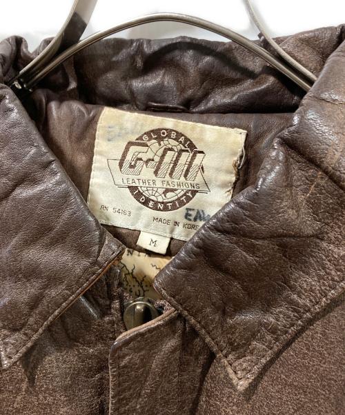 GLOBAL IDENTITY（グローバル アイデンティティ）GLOBAL IDENTITY (グローバル アイデンティティ) A-2フライトジャケット ブラウン サイズ:Mの古着・服飾アイテム