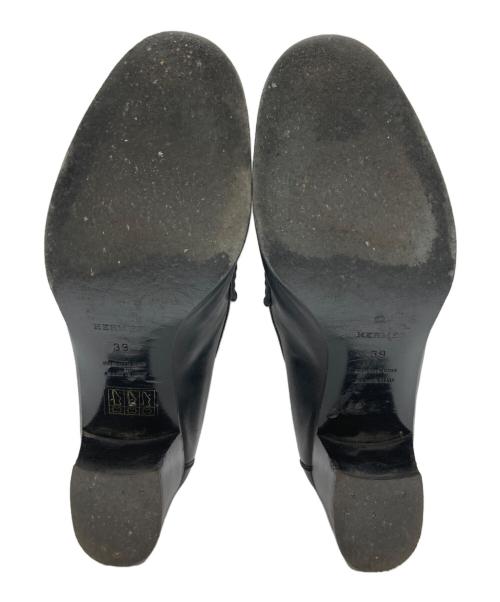 HERMES（エルメス）HERMES (エルメス) コンスタンスローファー ブラック サイズ:39の古着・服飾アイテム