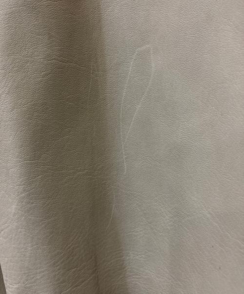 BRU NA BOINNE（ブルーナボイン）BRU NA BOINNE (ブルーナボイン) レザージャケット アイボリー サイズ:00の古着・服飾アイテム