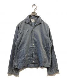HARWYN（ー）の古着「オープンカラーシャツ」｜ブルー