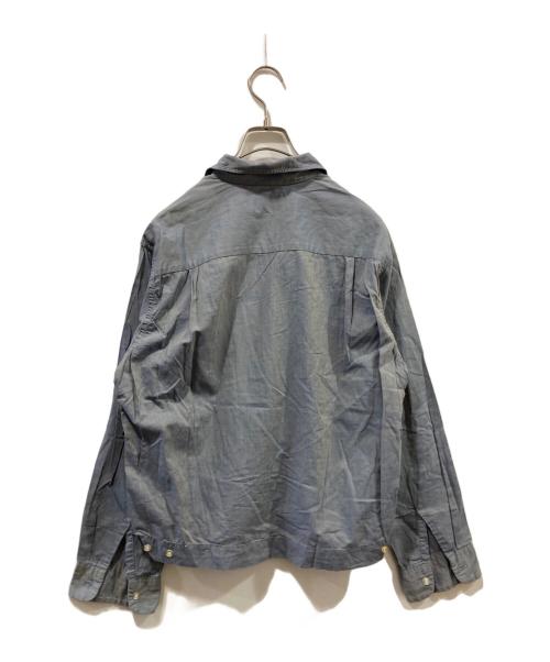 HARWYN（ー）HARWYN (ー) オープンカラーシャツ ブルー サイズ:Mの古着・服飾アイテム
