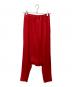 PLEATS PLEASE (プリーツプリーズ) プリーツサルエルパンツ レッド サイズ:3：18000円