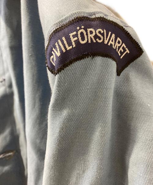 スウェーデン軍（スウェーデングン）スウェーデン軍 (スウェーデングン) M-59 フィールドコート スカイブルー サイズ:48の古着・服飾アイテム