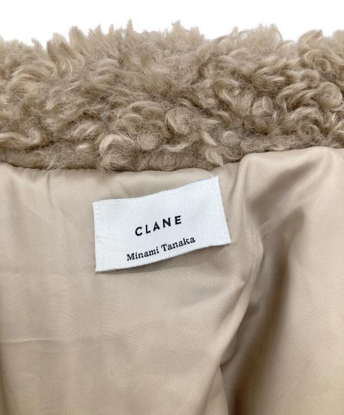 CLANE（クラネ）CLANE (クラネ) 22AW TANAKA MINAMI CURL FUR SHORT COAT ベージュ サイズ:2の古着・服飾アイテム