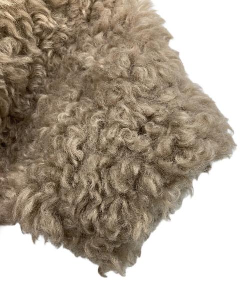 CLANE（クラネ）CLANE (クラネ) 22AW TANAKA MINAMI CURL FUR SHORT COAT ベージュ サイズ:2の古着・服飾アイテム