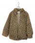 CLANE（クラネ）の古着「22AW TANAKA MINAMI CURL FUR SHORT COAT」｜ベージュ