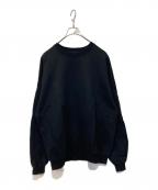 is-nessイズネス）の古着「CREW NECK SWEAT-SHIRT」｜ブラック