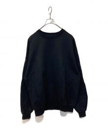 is-ness（イズネス）の古着「CREW NECK SWEAT-SHIRT」｜ブラック