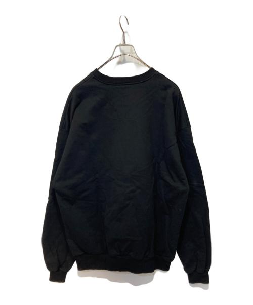 is-ness（イズネス）is-ness (イズネス) CREW NECK SWEAT-SHIRT ブラック サイズ:Lの古着・服飾アイテム