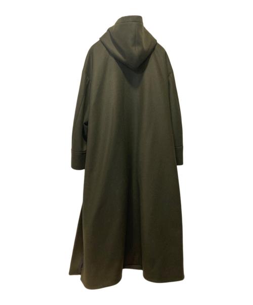THE RERACS（ザ リラクス）THE RERACS (ザ リラクス) HOODED LONG COAT オリーブ サイズ:FREEの古着・服飾アイテム