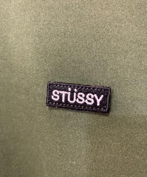 stussy（ステューシー）stussy (ステューシー) Poly Track Sweat グリーン×パープル サイズ:Lの古着・服飾アイテム