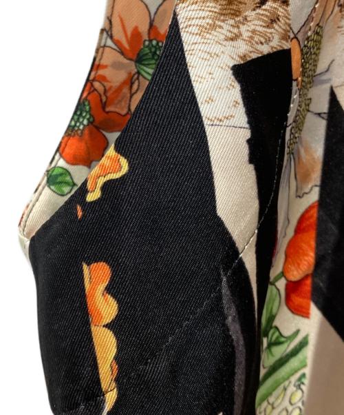 BURBERRY LONDON（バーバリーロンドン）BURBERRY LONDON (バーバリーロンドン) Archive Scarf Print Silk Sleeveless Shirt マルチカラー サイズ:36の古着・服飾アイテム