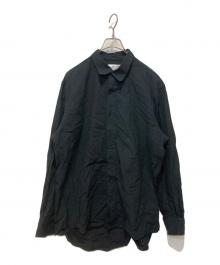 FOLL（フォル）の古着「khadi cotton loose shirt」｜ブラック