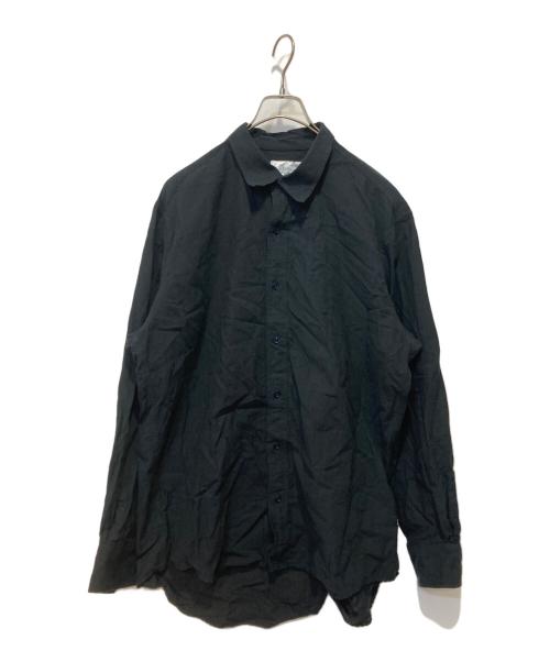 FOLL（フォル）FOLL (フォル) khadi cotton loose shirt ブラック サイズ:2の古着・服飾アイテム