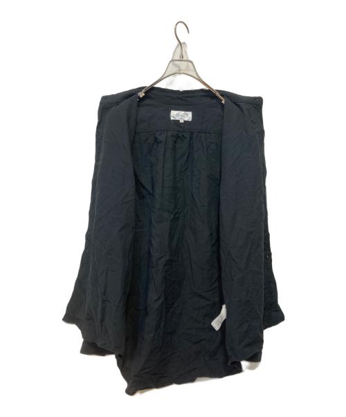 FOLL（フォル）FOLL (フォル) khadi cotton loose shirt ブラック サイズ:2の古着・服飾アイテム