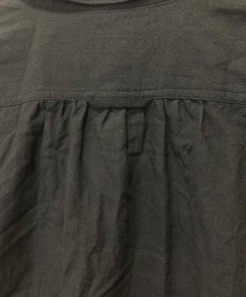FOLL（フォル）FOLL (フォル) khadi cotton loose shirt ブラック サイズ:2の古着・服飾アイテム