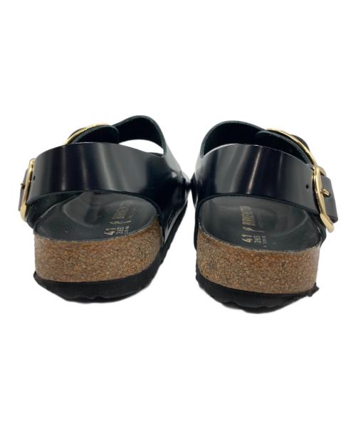 BIRKENSTOCK（ビルケンシュトック）BIRKENSTOCK (ビルケンシュトック) MILANO BIG BUCKLE ブラック サイズ:26.5の古着・服飾アイテム