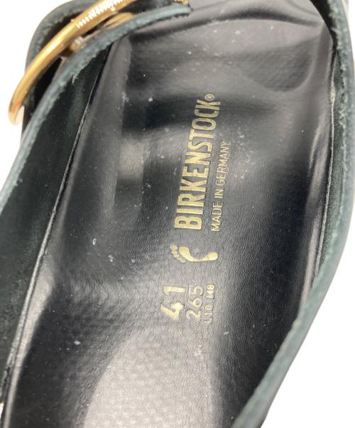 BIRKENSTOCK（ビルケンシュトック）BIRKENSTOCK (ビルケンシュトック) MILANO BIG BUCKLE ブラック サイズ:26.5の古着・服飾アイテム