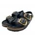 BIRKENSTOCK（ビルケンシュトック）の古着「MILANO BIG BUCKLE」｜ブラック