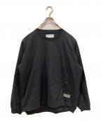 POLIQUANTポリクアント）の古着「ロングスリーブプルオーバーシャツ」｜ブラック