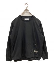 POLIQUANT（ポリクアント）の古着「ロングスリーブプルオーバーシャツ」｜ブラック